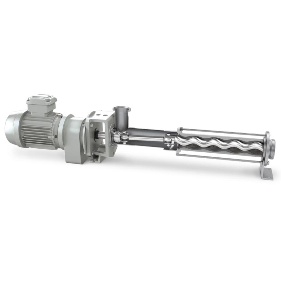 Винтовой гигиенический насос NETZSCH NEMO серии BH блочного исполнения